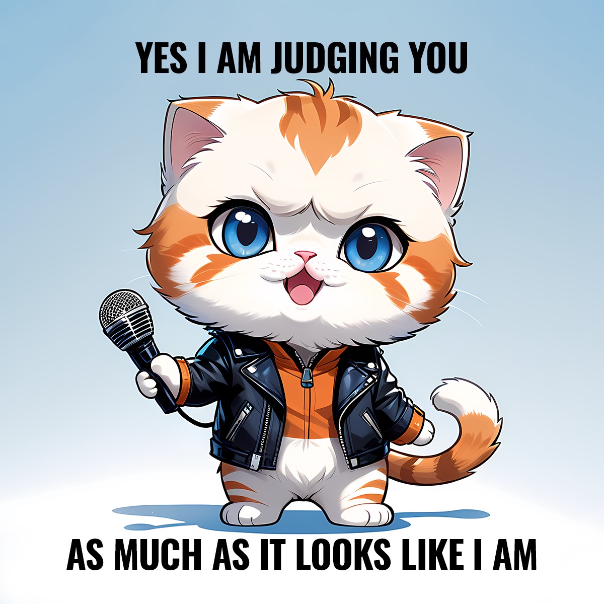 YES I AM JUDGING YOU AS MUCH AS IT LOOKS LIKE I AM